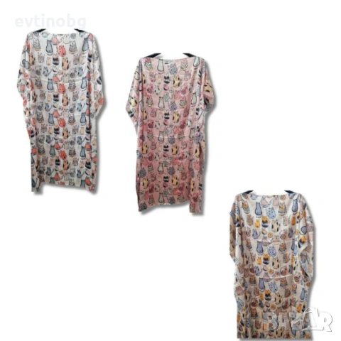 Красива плажна туника на котенца, снимка 3 - Туники - 54132809