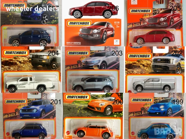 Метални колички Мачбокс Matchbox от различни години в мащаб 1:64 Част2, снимка 2 - Колекции - 50051522