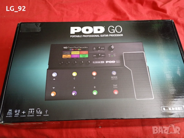 Line6 Pod Go Мултиефект за китара, снимка 3 - Китари - 53973343