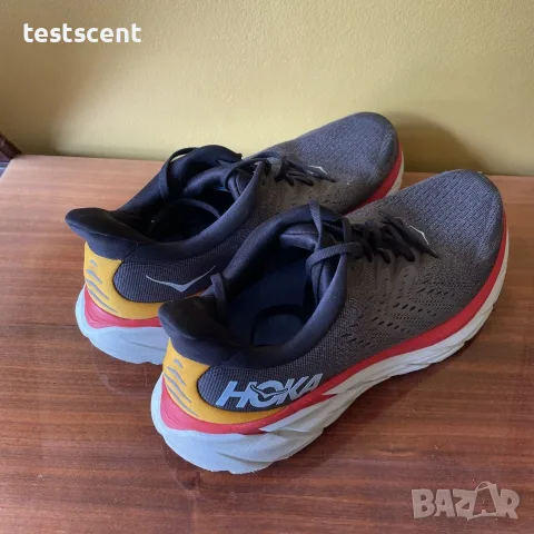 Оригинални HOKA Clifton 8 Running Shoes - EU 46 UK 11.5 - Anthracite антрацит, снимка 3 - Кецове - 36906890