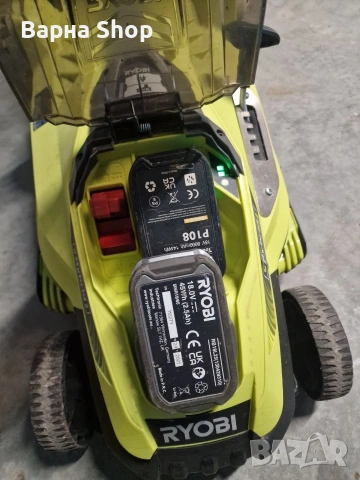 Хибридна косачка Ryobi Hybrid 18V + Кабел, снимка 7 - Градинска техника - 54386731