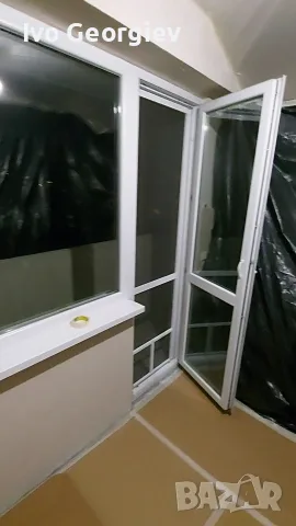 PVC врата с прозорец+комарник