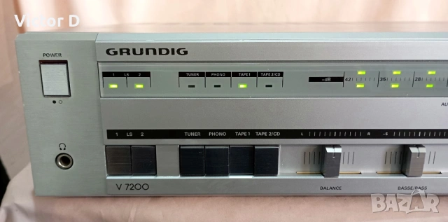GRUNDIG V 7200 - Усилвател транзисторен , снимка 3 - Ресийвъри, усилватели, смесителни пултове - 54067846