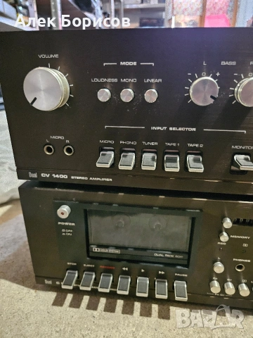 Усилвател Dual CV 1400+дек Dual C 819, снимка 2 - Ресийвъри, усилватели, смесителни пултове - 54885660