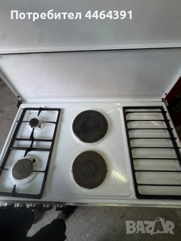 Готварска комбинирана печка LIGMAR, снимка 4 - Печки, фурни - 54900910