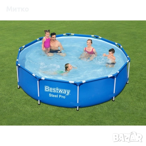 Басейн сглобяем 366м/76см Bestway НОВ.Гаранция 2год.