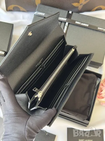 Saint Laurent Monogram Large Flap Wallet, снимка 6 - Портфейли, портмонета - 55417583