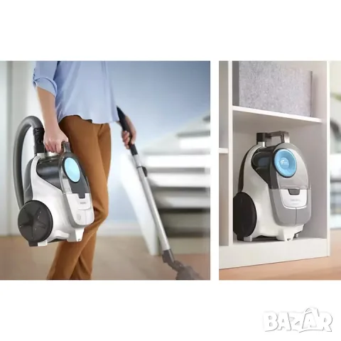 Прахосмукачка без торба Philips, 850W, технология PowerCyclone 4, снимка 6 - Прахосмукачки - 55343682