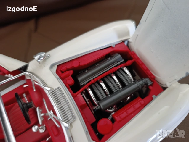 Mercedes-Benz 300 SL Roadster BURAGO- PREMIUM EDITION , снимка 8 - Колекции - 54363069