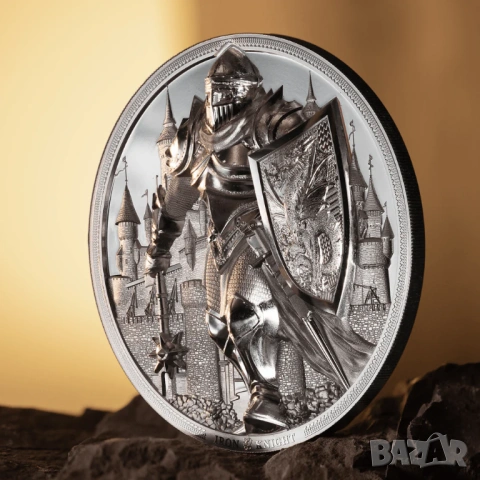 5 oz. 25 долара 2024 Острови Кук - Железния рицар - Изключително Рядка , снимка 11 - Нумизматика и бонистика - 54792332