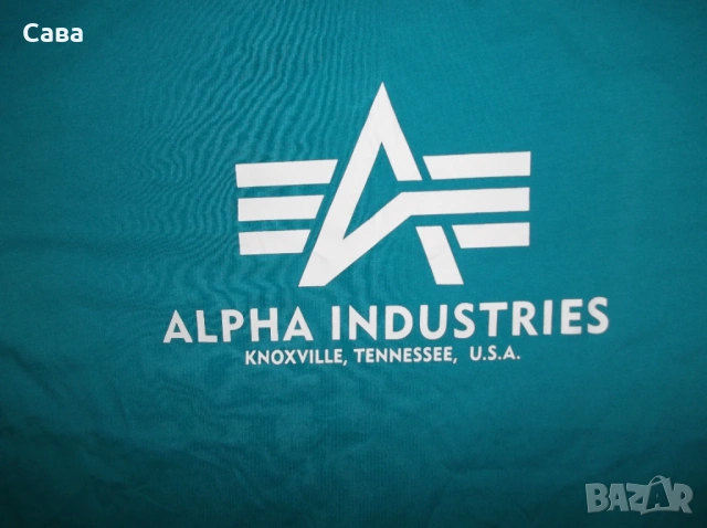Тениски ALPHA IND.  мъжка,Л-ХЛ-2ХЛ-3ХЛ  /черна,синя,комуфлаж/, снимка 7 - Тениски - 51253250