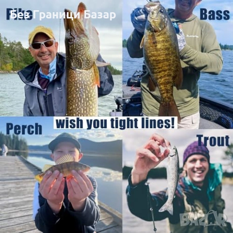 Нов комплект 130 части риболовни примамки блесни куки кутия щука костур, снимка 5 - Въдици - 54092703