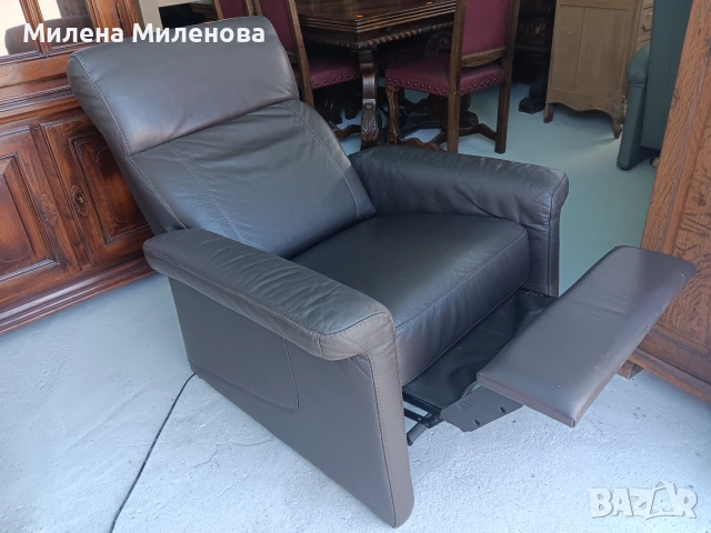 Фотьойл с релакс функция , снимка 5 - Дивани и мека мебел - 55141163