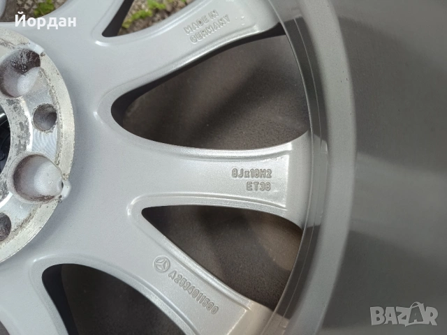 ОРИГИНАЛНИ джанти 18 ' цола 5x112 MERCEDES BENZ / Мерцедес 8J ET38 + датчици, снимка 13 - Гуми и джанти - 54495698