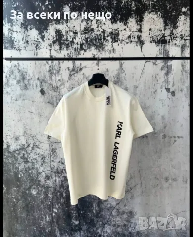 Karl Lagerfeld Мъжка Тениска👕Мъжка Блуза С Къс Ръкав Карл Лагерфелд Код A1652