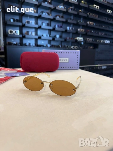висок клас очила, калъф,сертификат ,кърпичка на марката Gucci 