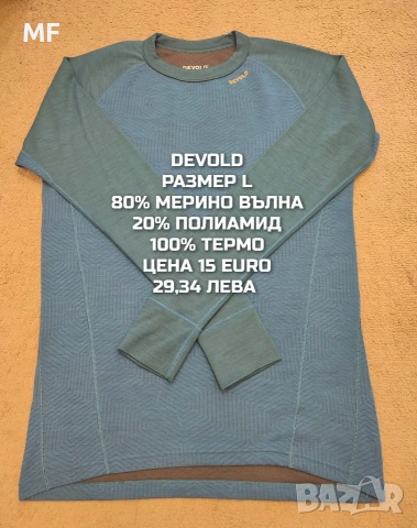 МЕРИНО ВЪЛНА ЗА МЪЖЕ В РАЗМЕР L 