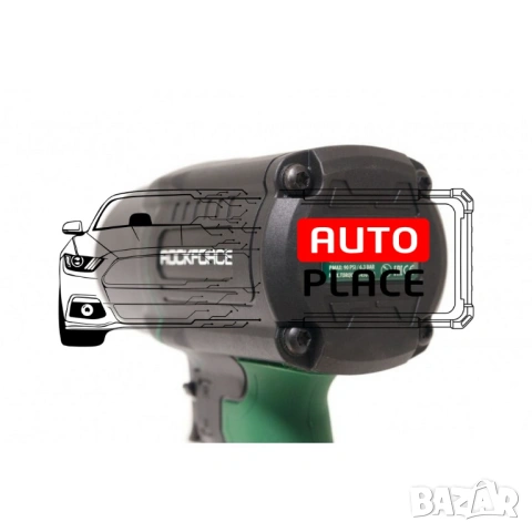 Пневматичен гайковерт с къс шпиндел 1450 Nм 1/2″ RockForce, снимка 6 - Други инструменти - 54048503