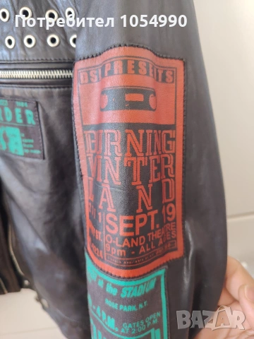 Кожено яке Disel. , снимка 3 - Якета - 54319088