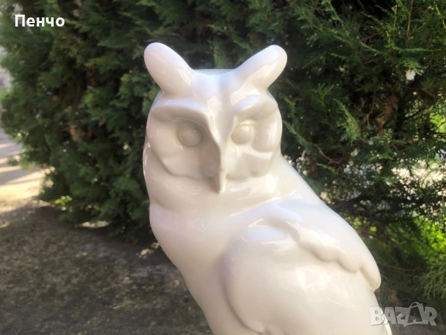 стар немски порцелан - голяма порцеланова фигура БУХАЛ, снимка 4 - Антикварни и старинни предмети - 51047983