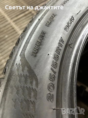 Гуми 205/55/17 Bridgestone 2 броя летни, снимка 5 - Гуми и джанти - 55501566