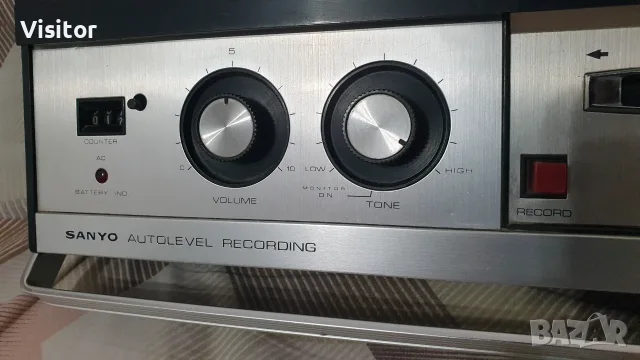 Преносим ролков магнетофон SANYO MR-115, снимка 6 - Декове - 55578903