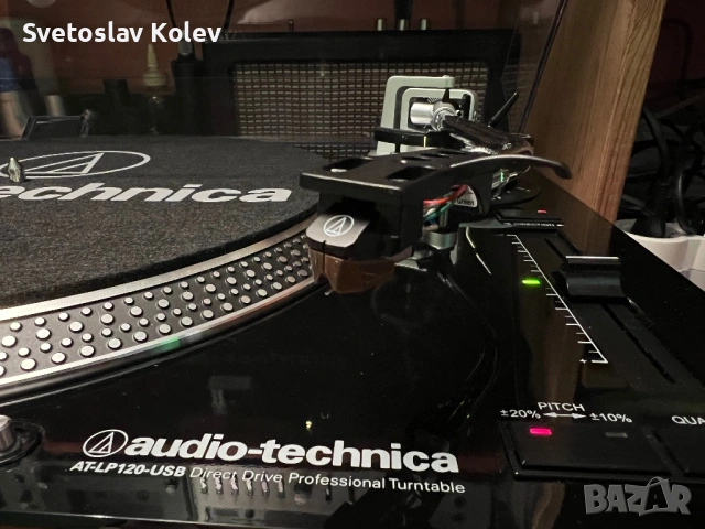 TOP! Audio Technica AT-LP120USB грамофон, снимка 3 - Грамофони - 54940581