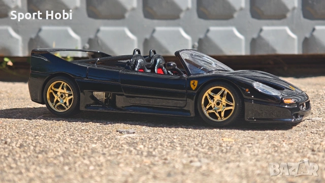 Ferrari F50 BARCHETTA Bburago 1:18, снимка 3 - Колекции - 51893089