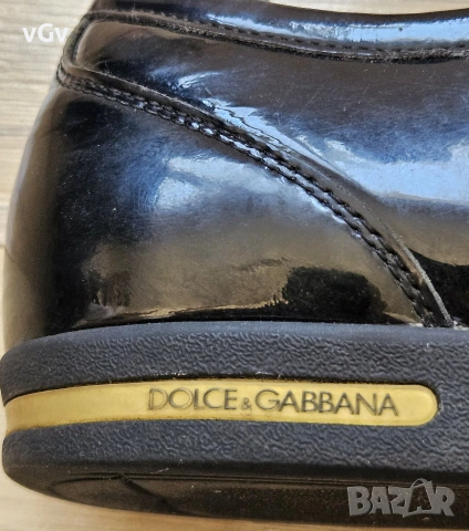 Мъжки кожени кецове Dolce & Gabbana - 40,5-41, снимка 8 - Кецове - 55081173