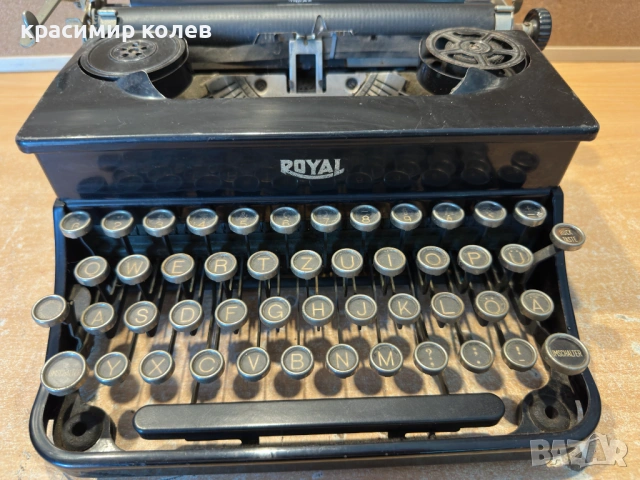 стара американска портативна пишеща машина "Royal Portable", снимка 3 - Антикварни и старинни предмети - 54728148