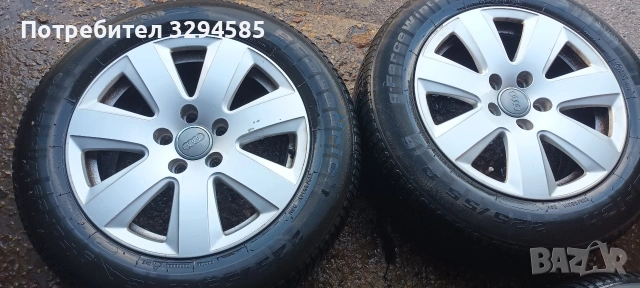 пподавам гуми с джанти за WV,Audi 16"5x112, снимка 2 - Гуми и джанти - 55111992