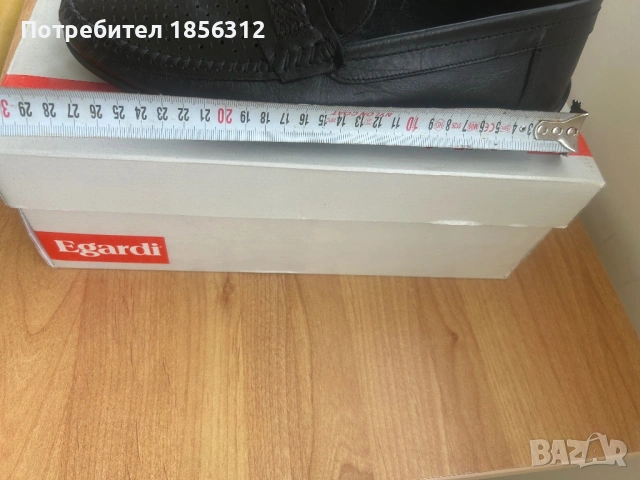 Мъжки кожени мокасини Egardi-Номер 42, снимка 3 - Мокасини - 54728780