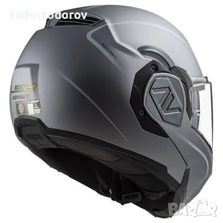 Отваряема мото каска LS2 FF906 ADVANT 360 TITANIUM MATT, вградени очила ,2XL,NEW 229 €, снимка 3 - Аксесоари и консумативи - 55658565