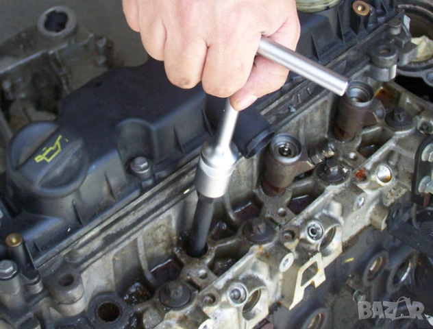 Оригинал NEILSEN Английски 8-в-1 К-т ФРЕЗЕРИ и Принадлежности за Легла Дюзи Дизел Двигатели БАРТЕР, снимка 6 - Куфари с инструменти - 54176096