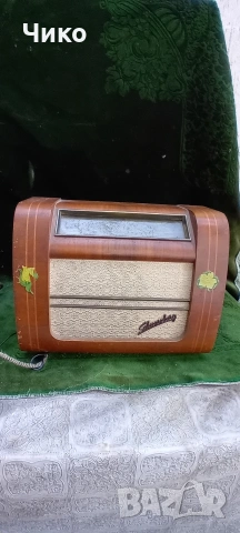 Старо немско лампово ради, снимка 2 - Антикварни и старинни предмети - 54115137