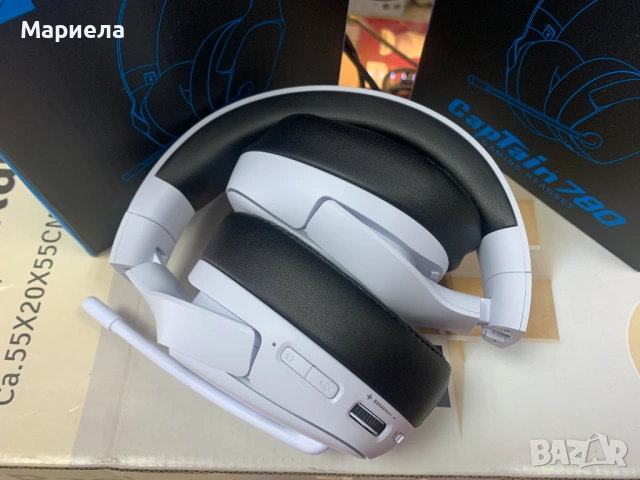 2.4GHz Безжични геймърски слушалки за PS5, PS4, PC, Switch - Bluetooth 5.3 , снимка 7 - Bluetooth слушалки - 54627132