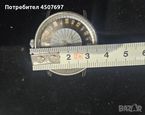 Рядък винтидж часовник ANKER (Световно време) – 24h циферблат, работещ!, снимка 6 - Мъжки - 55659503