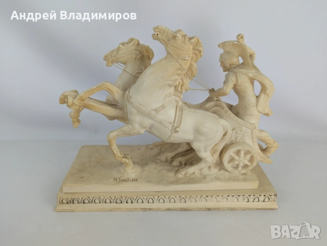 Малка статуя коне на Amilcare Santini, снимка 4 - Антикварни и старинни предмети - 54907426