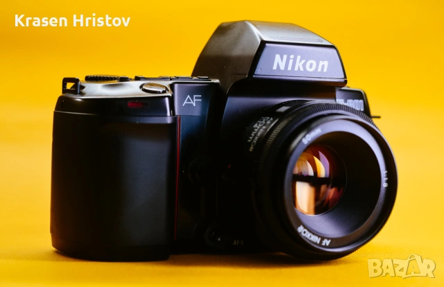 Nikon F-801 + Nikkor AF 50mm f/1.8, снимка 3 - Фотоапарати - 54916188