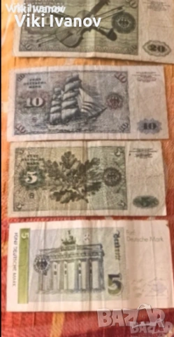 Дойче МАРКИ , снимка 2 - Колекции - 54375099