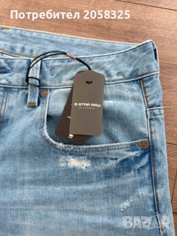 Оригинални мъжки дънкови къси гащи G-STAR - W33, снимка 4 - Къси панталони - 53976343