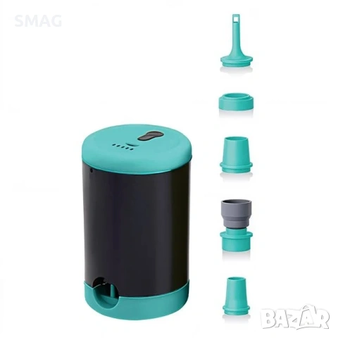 USB помпа с 5 накрайника и батерия 1200mAh_1249402