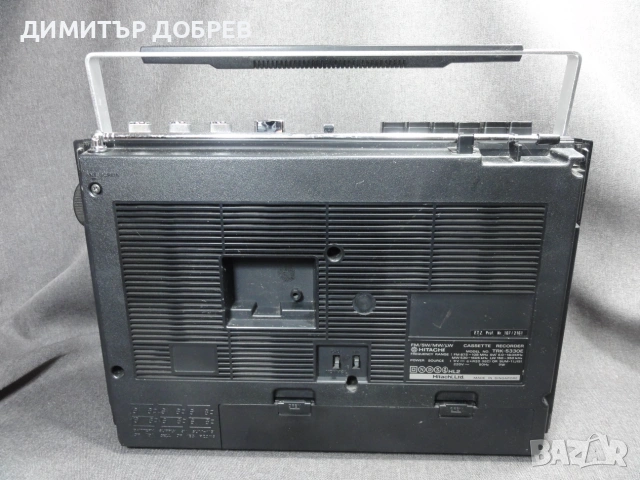 СТАР РЕТРО ТРАНЗИСТОР РАДИО КАСЕТОФОН HITACHI TRK-5330E BOOMBOX, снимка 7 - Радиокасетофони, транзистори - 55014905