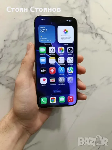 възможен бартер/Iphone 15 pro max Natural Titanium 256GB, снимка 4 - Apple iPhone - 55492055