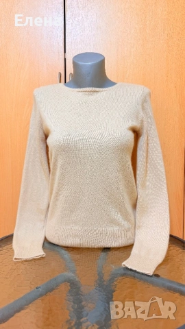 Пуловер Indiska 100% Kaшмир Размер S/XS, снимка 2 - Блузи с дълъг ръкав и пуловери - 54274211