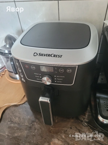 Airfryer-закупен  от Лидл голям вариант с 6.7  литра  2150 W  , снимка 6 - Фритюрници - 55221964