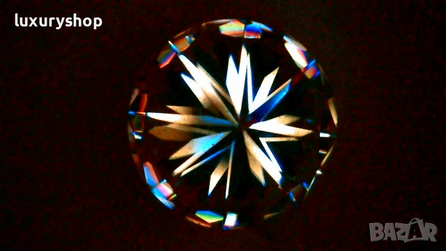 Диамант, Moissanite Brilliance, със сертификат, гравиран номер на камъка -50 ЕВРО - 2 карата, снимка 8 - Бижутерийни комплекти - 55082781