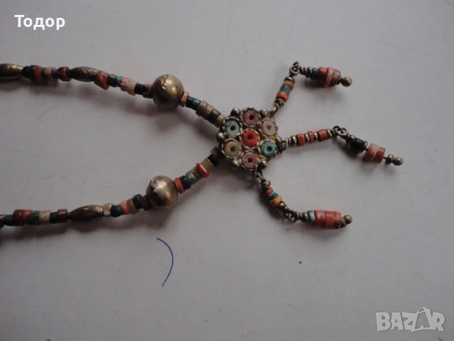 Уникално позлатено сребърно колие с камъни 925, снимка 8 - Колиета, медальони, синджири - 54082202