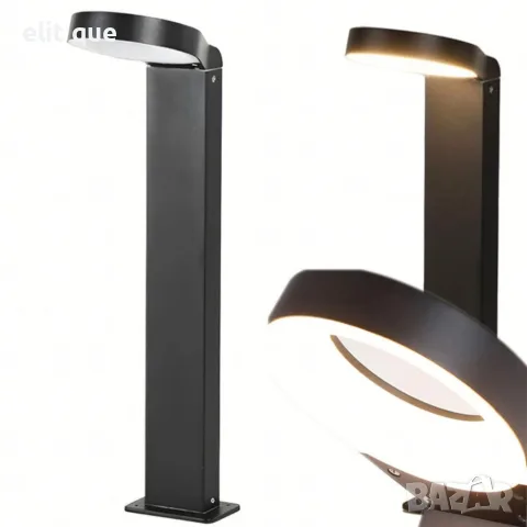 LED Градинска Лампа 18W – Външен Осветителен Стълб 60 см, Модерен Дизайн, Черен, снимка 3 - Други стоки за дома - 55486633