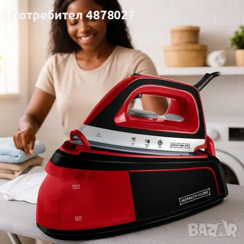 Професионална ютия с парогенератор Royalty Line RL-DBST-2300W.1, снимка 5 - Ютии - 55579140